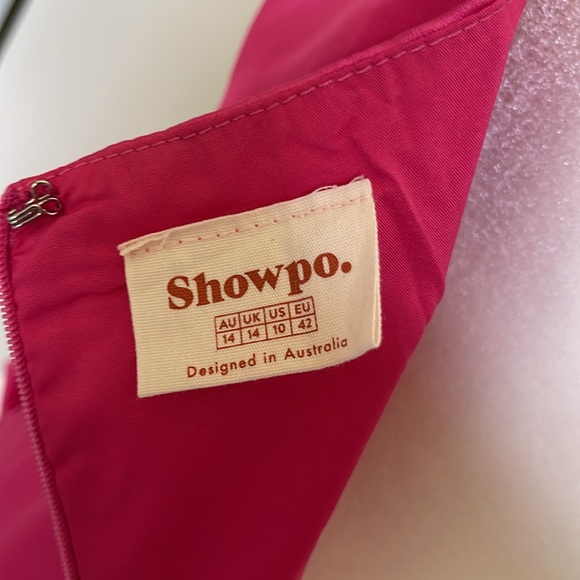 Showpo Elbereth Satin Pink Dress - Picture 10 of 13